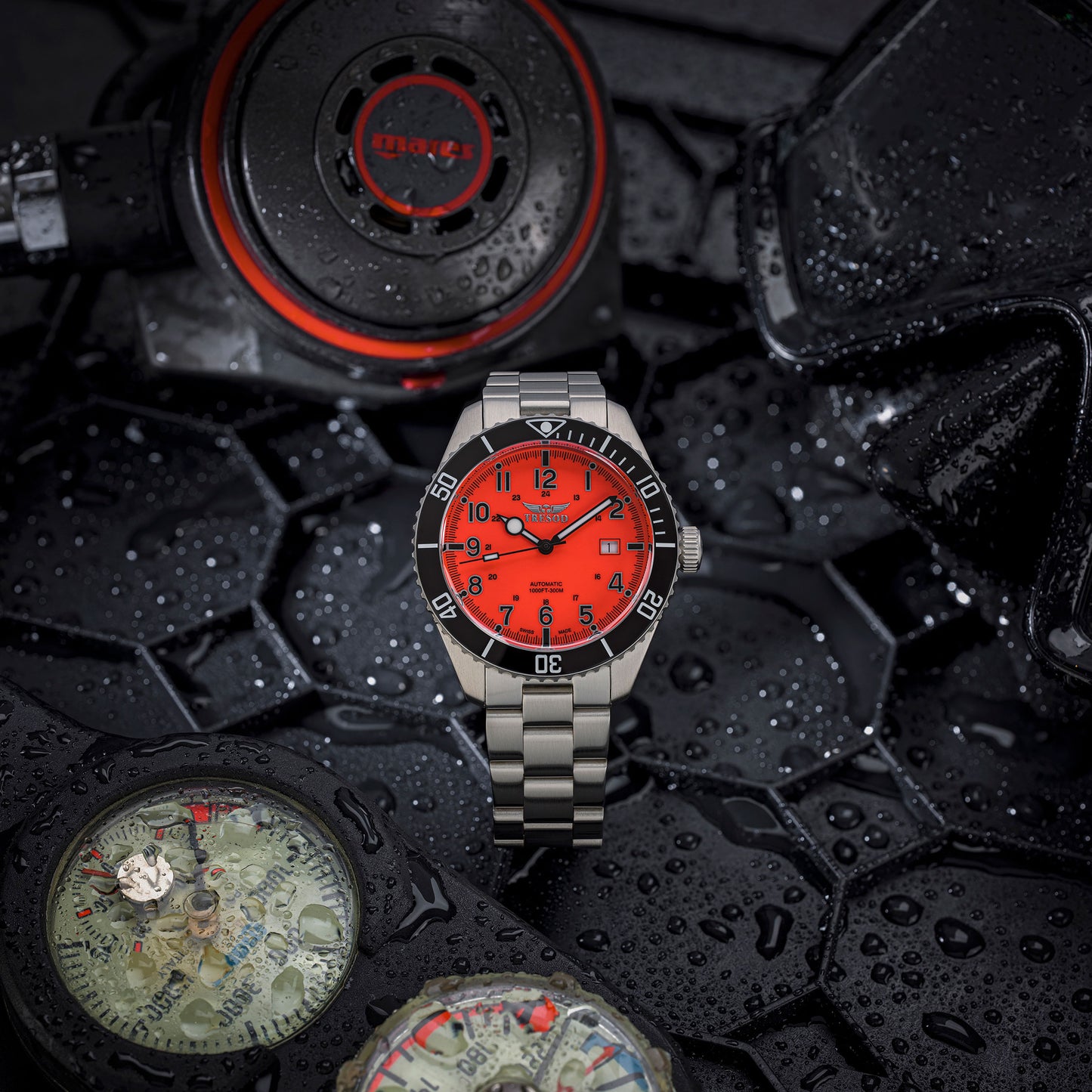 Tresod Ocean Master SW200 Automatic - Deep Orange