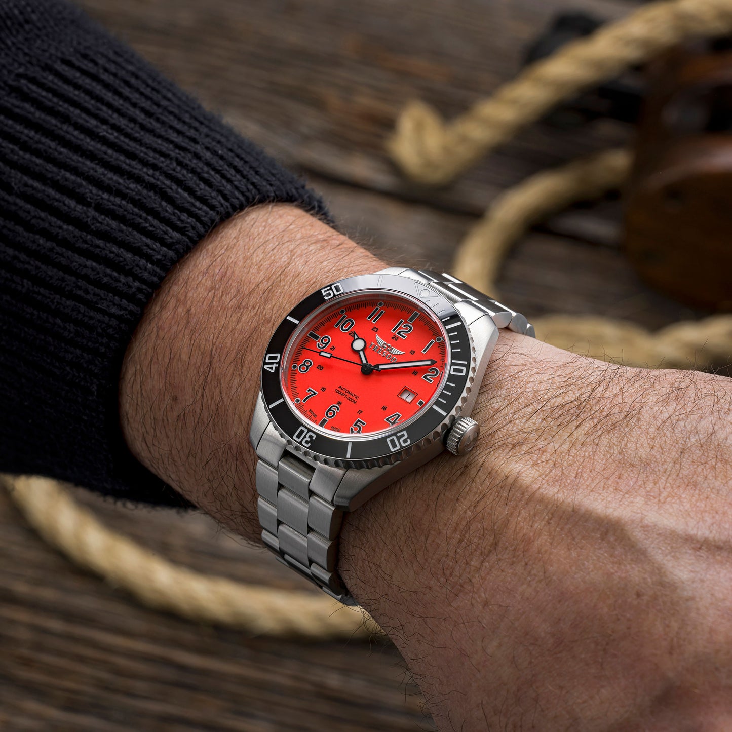 Tresod Ocean Master SW200 Automatic - Deep Orange