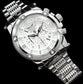 Tresod Men's NAVMASTER Chronograph  Silver Tone Sapphire Crystal Watch NM-0101